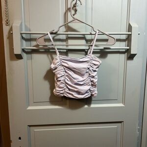 Ruched Lavendar Camisole Top